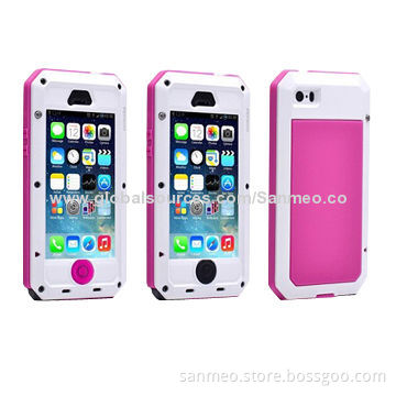 Metal Three Anti-shell Case for iPhone 5/5s/5c, Anti-scratch, Easy to Put-on and Remove